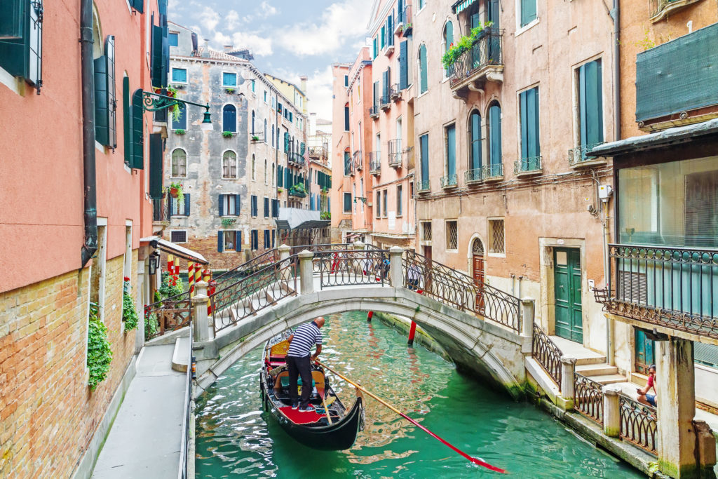 Venice Canal in Italy